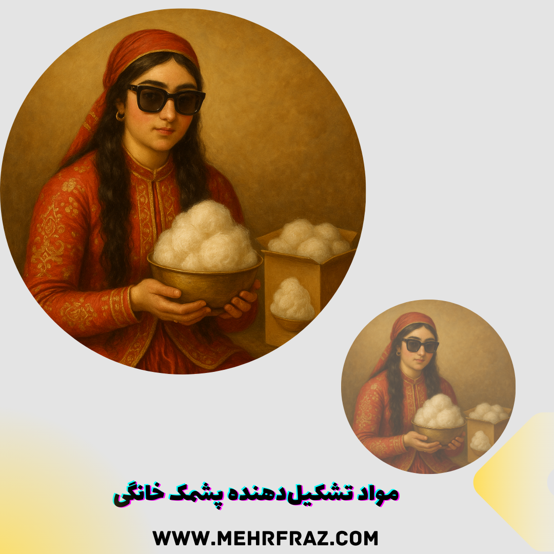 مواد تشکیل‌دهنده پشمک خانگی