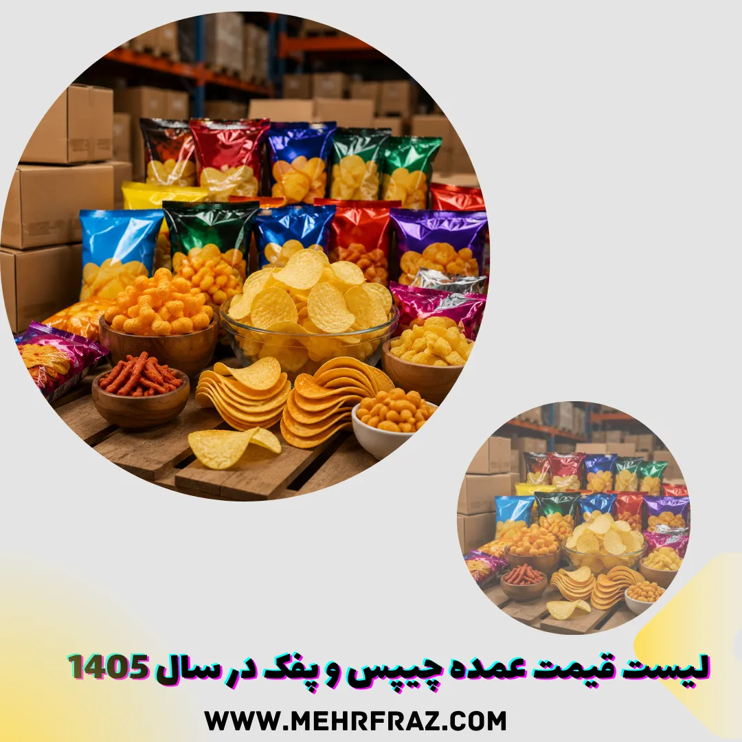 لیست قیمت عمده چیپس و پفک در سال 1405
