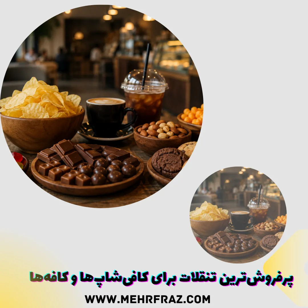 پرفروش‌ترین تنقلات برای کافی‌شاپ‌ها و کافه‌ها