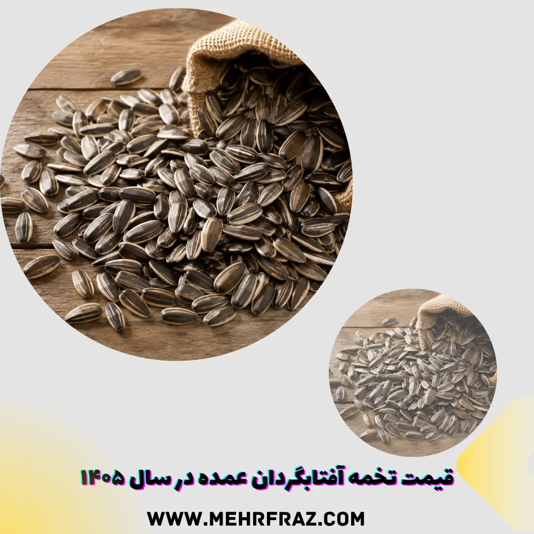 قیمت تخمه آفتابگردان عمده در سال ۱۴۰۵
